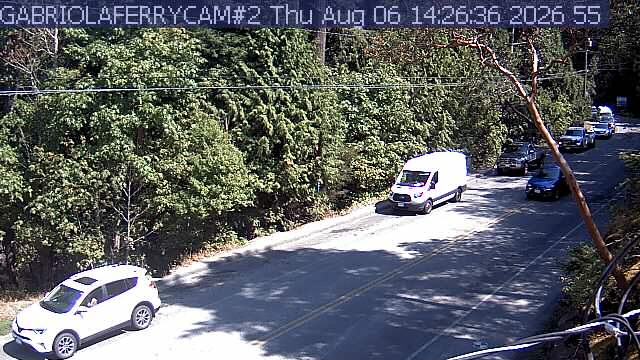 Live view of Gabriola Island ferry dock, camera 2